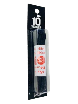 10 Seconds ® Nylon Boot Laces | Black