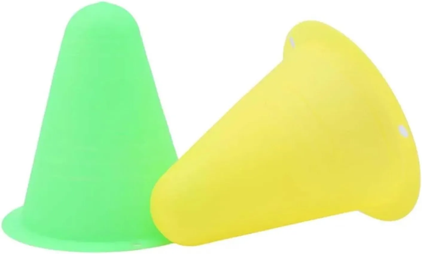 10Pcs/Set Skate Marker Training Road Cones Roller Football Soccer Rugby Skating Obstacle Roller Skate Pile Suppplies(Blue)