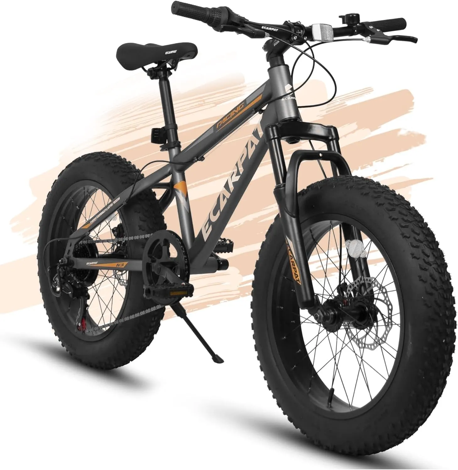 20 inch Mountain Kids Bike for Boys & Girls, Ages 6-12, 7-Speed with Front Suspension