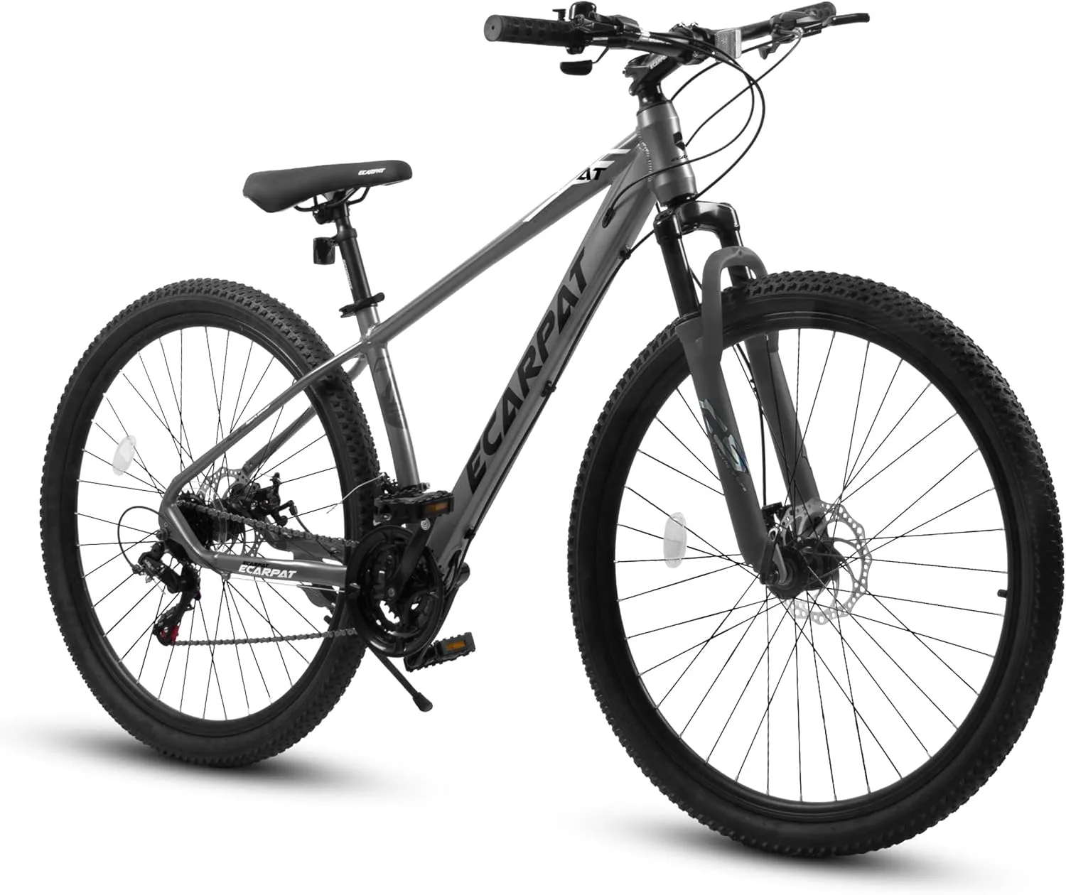 29 Inch Mountain Bike for Adults, 21-Speed Shimano Drivetrain, Aluminum Frame, Dual Disc Brakes & Suspension Fork - Men & Women MTB for Trail & City Riding