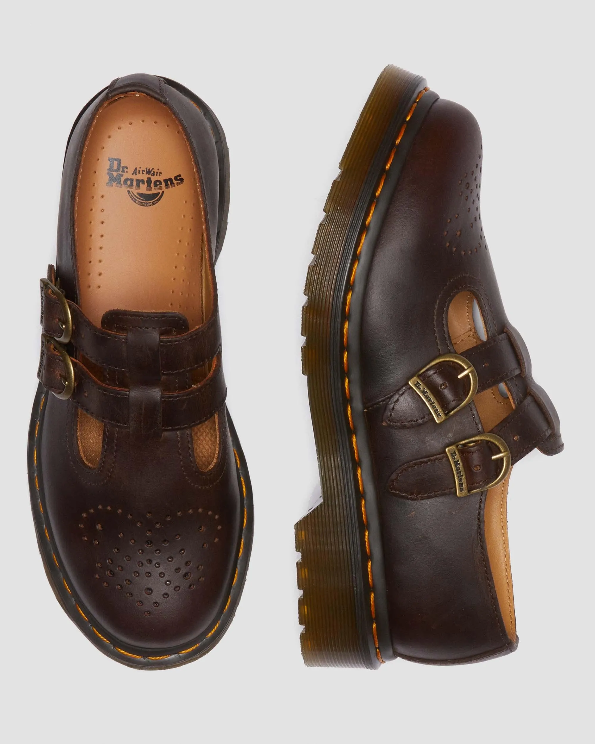 8065 Crazy Horse Leather Mary Jane Dr. Martens