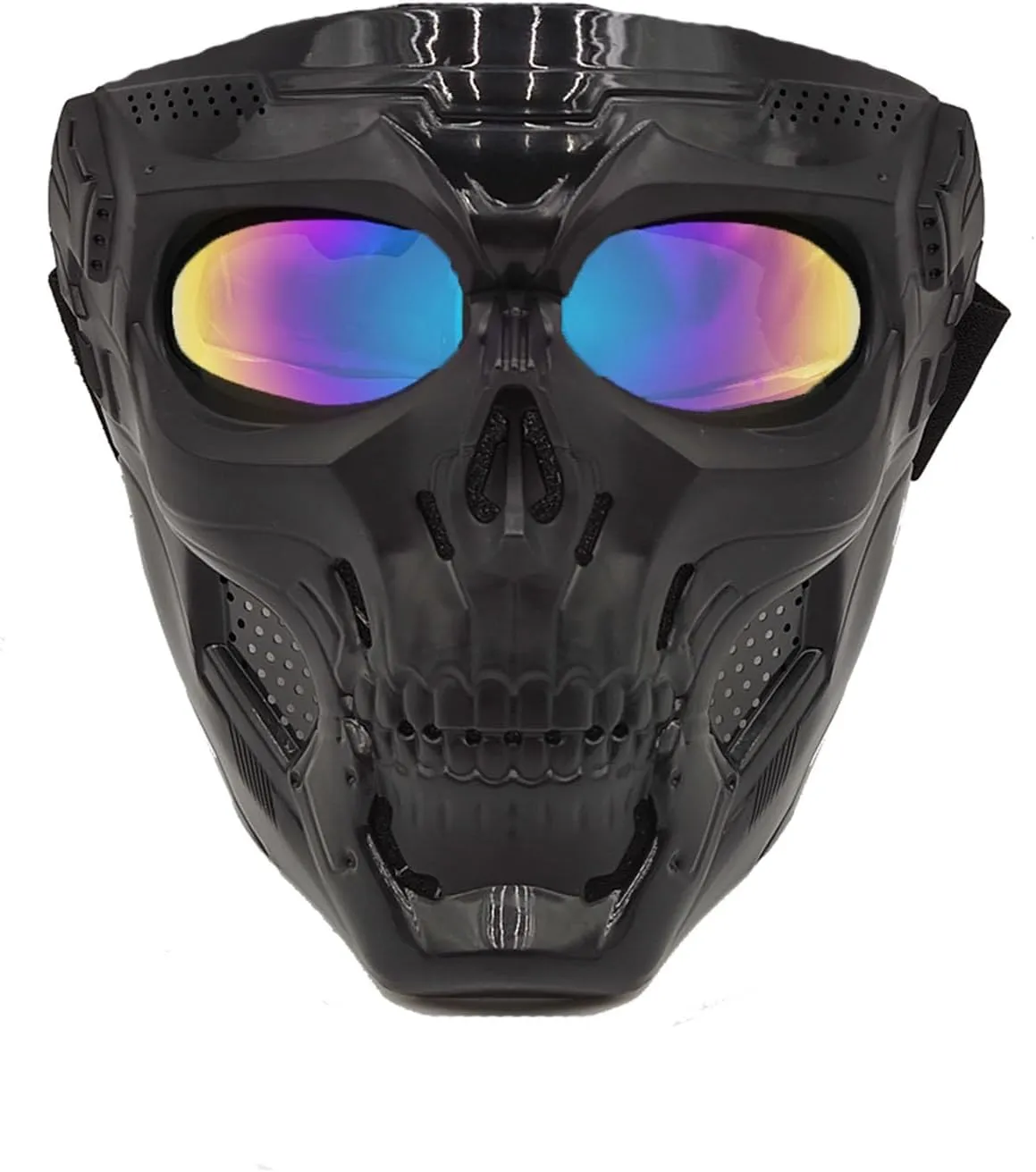 Airsoft Mask | Ghost Mask | Motorcycle Face Mask | Skull Skeleton Mask | Airsoft Tactical Gear | for Halloween Paintball Game Party and Other Outdoor Activities