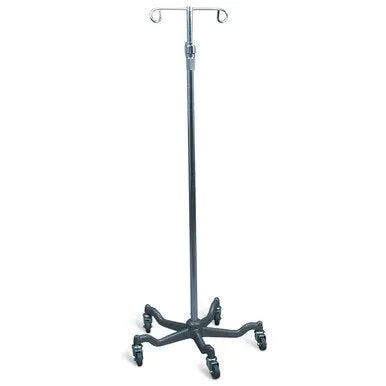 AMG Aluminum I.V. Stand with Weighted Base