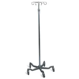 AMG Aluminum I.V. Stand with Weighted Base