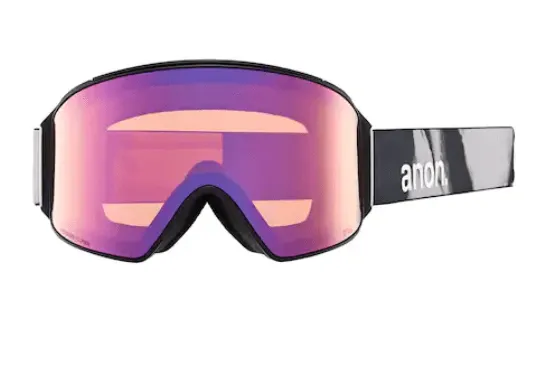 Anon M4 Cylindrical Goggles - Family Tree with Perceive Variable Blue & Perceive Cloudy Pink Lenses and MFI Face Mask