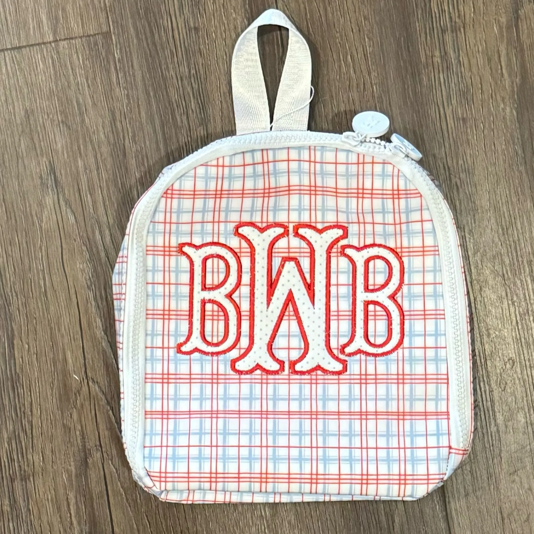 Classic Red Plaid Bring It Lunch Bag