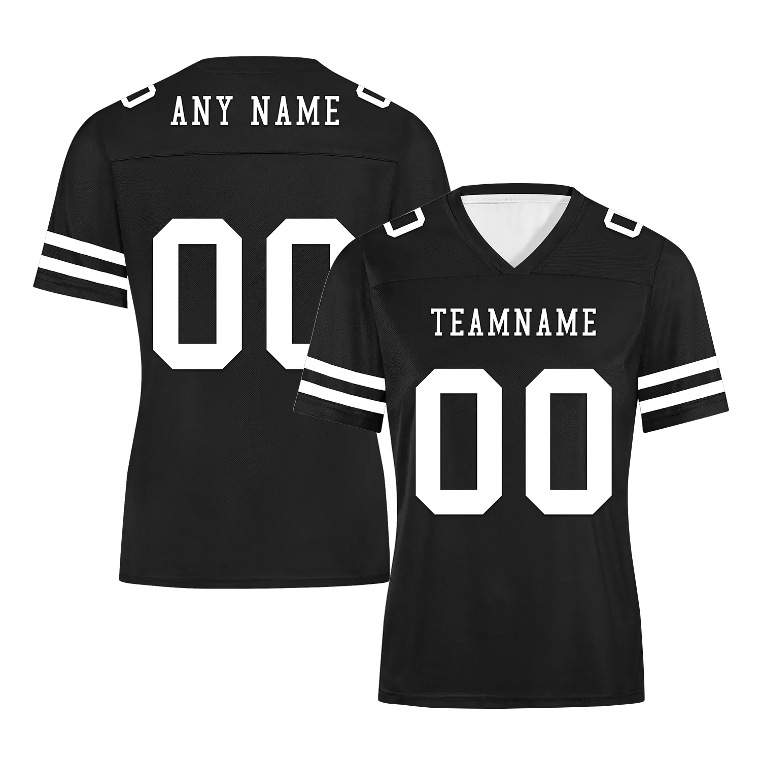 Custom Black Classic Style Personalized Authentic Football Jersey FBJ02-bd0a70bc