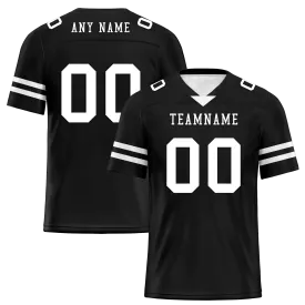 Custom Black Classic Style Personalized Authentic Football Jersey FBJ02-bd0a70bc