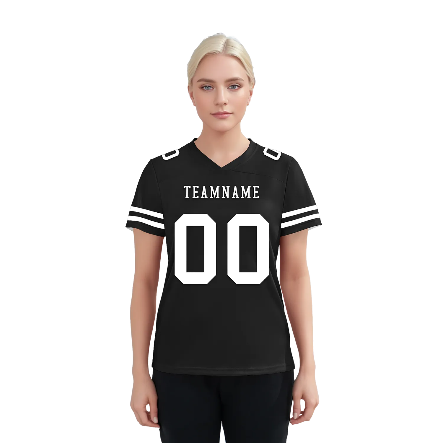 Custom Black Classic Style Personalized Authentic Football Jersey FBJ02-bd0a70bc