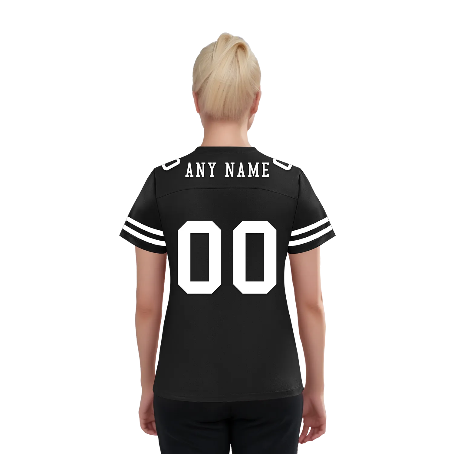 Custom Black Classic Style Personalized Authentic Football Jersey FBJ02-bd0a70bc