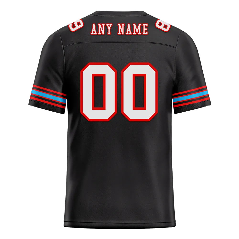 Custom Black Drift Fashion White Personalized Authentic Football Jersey FBJ02-bc0fba0