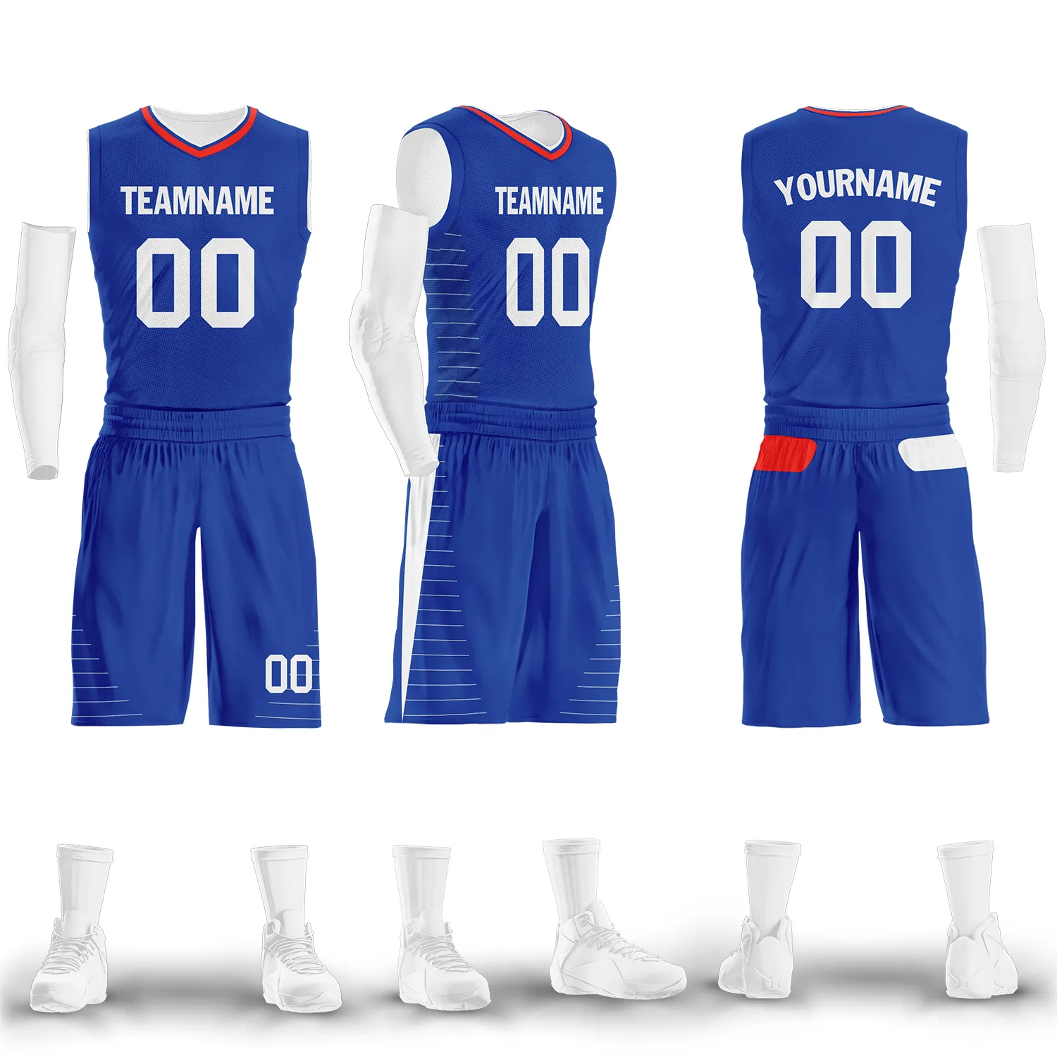 Custom Blue Classic Style Sports Uniform Basketball Jersey BBJ01-bd0a70ca