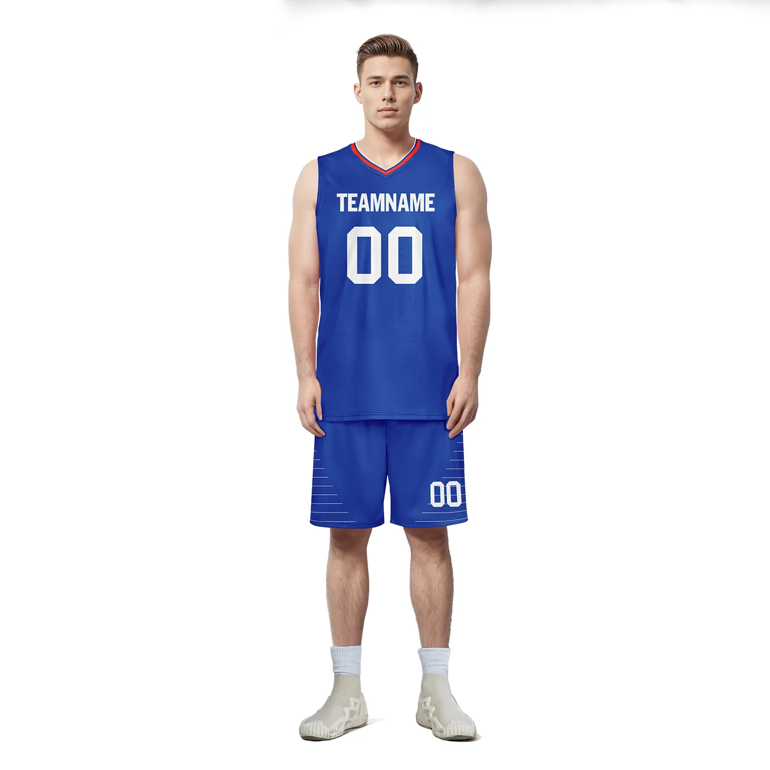 Custom Blue Classic Style Sports Uniform Basketball Jersey BBJ01-bd0a70ca