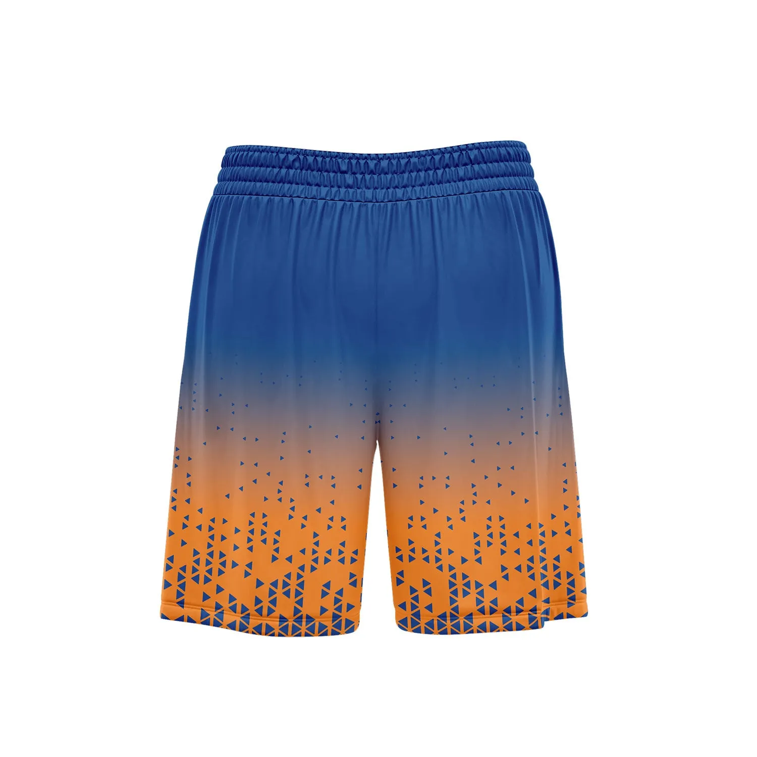 Custom Blue Orange Fade Fashion Sports Uniform Basketball Jersey BBJ01-D020102-3