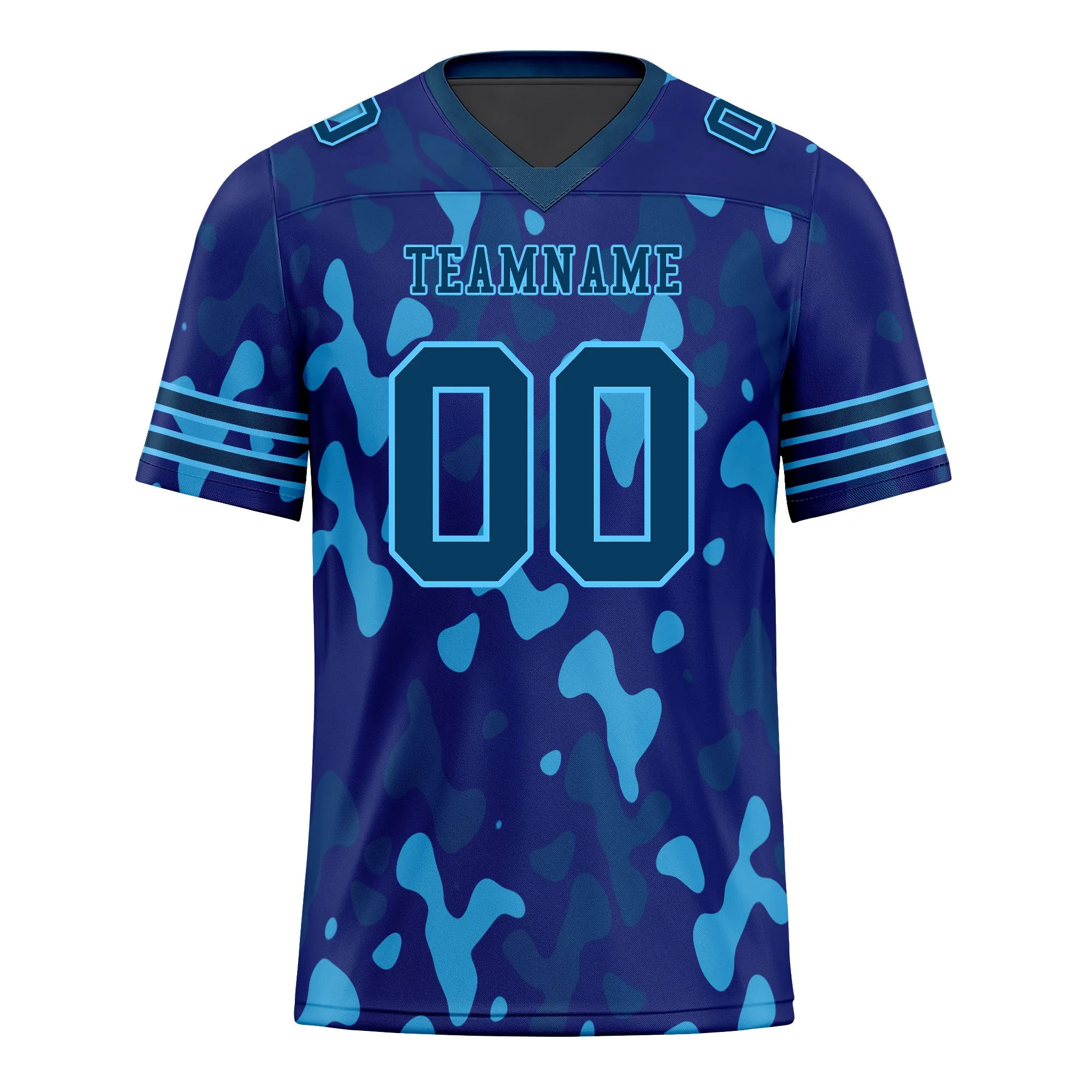 Custom Camo Personalized Authentic Football Jersey FBJ02-D06117