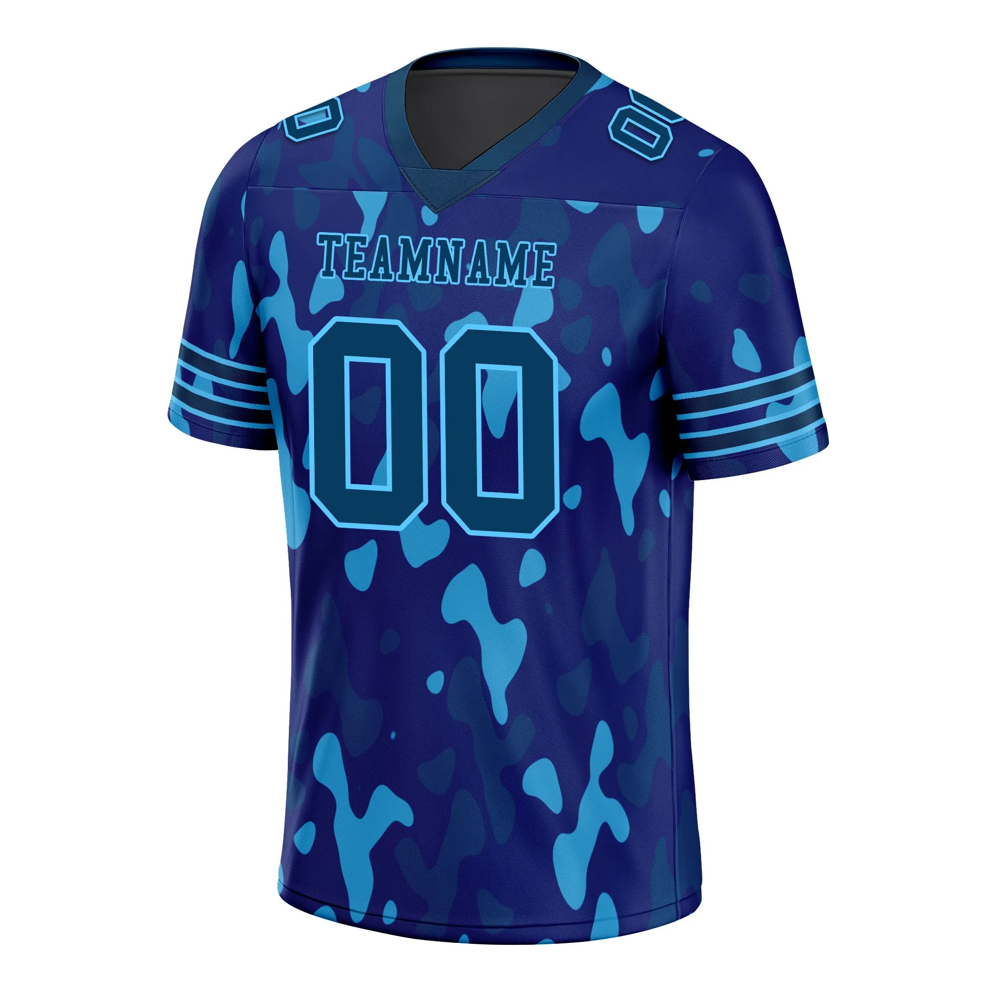 Custom Camo Personalized Authentic Football Jersey FBJ02-D06117