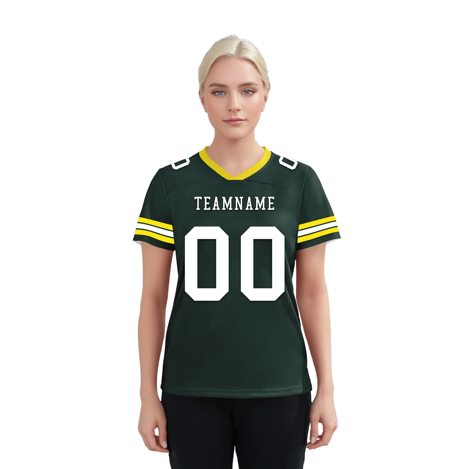 Custom Green Classic Style Personalized Authentic Football Jersey FBJ02-bd0a7007