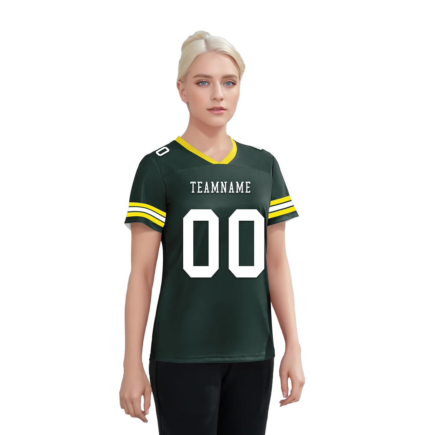 Custom Green Classic Style Personalized Authentic Football Jersey FBJ02-bd0a7007