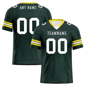 Custom Green Classic Style Personalized Authentic Football Jersey FBJ02-bd0a7007