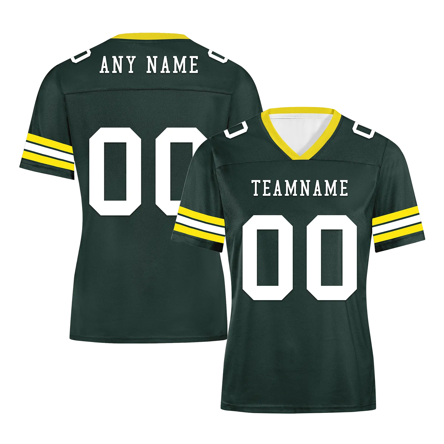 Custom Green Classic Style Personalized Authentic Football Jersey FBJ02-bd0a7007