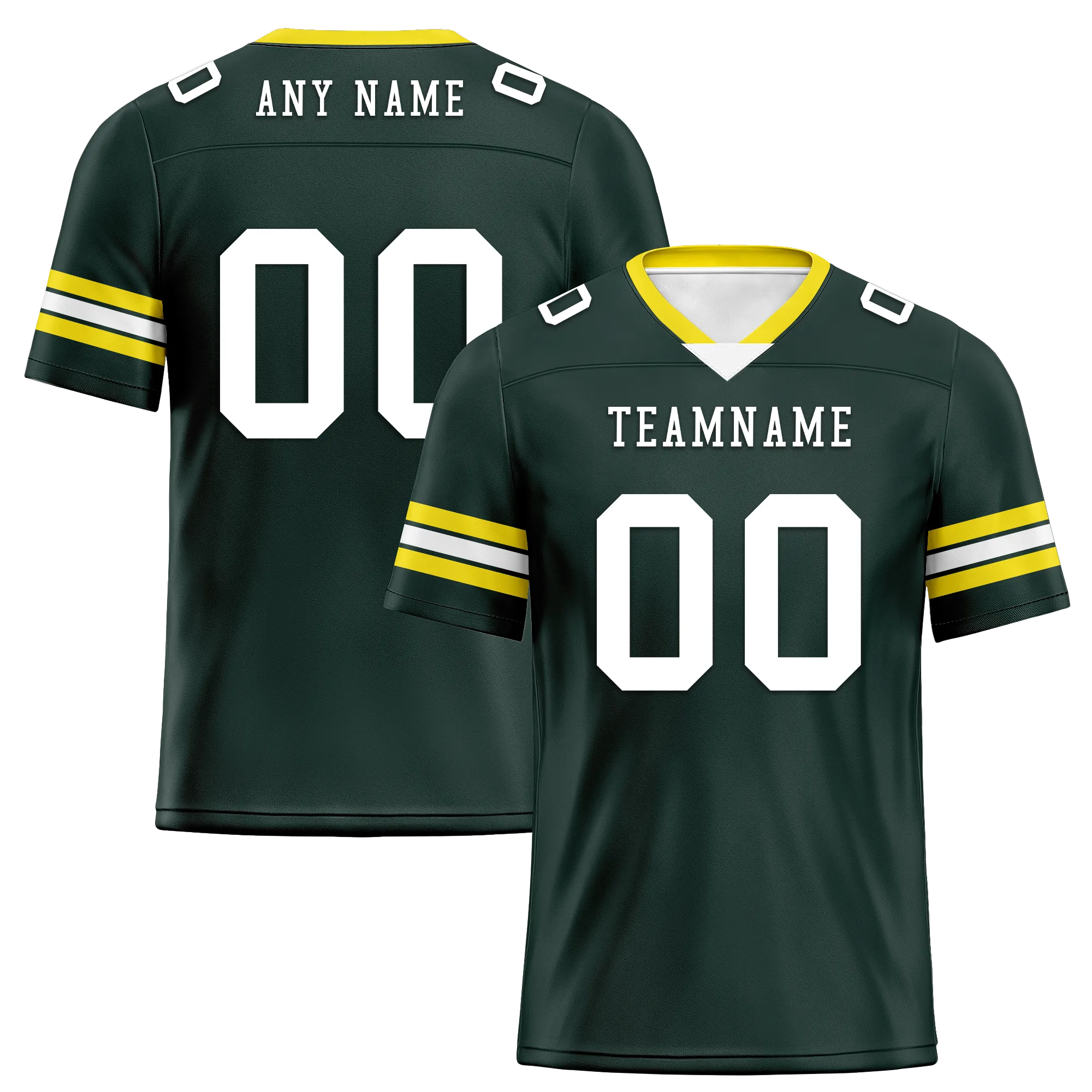 Custom Green Classic Style Personalized Authentic Football Jersey FBJ02-bd0a7007