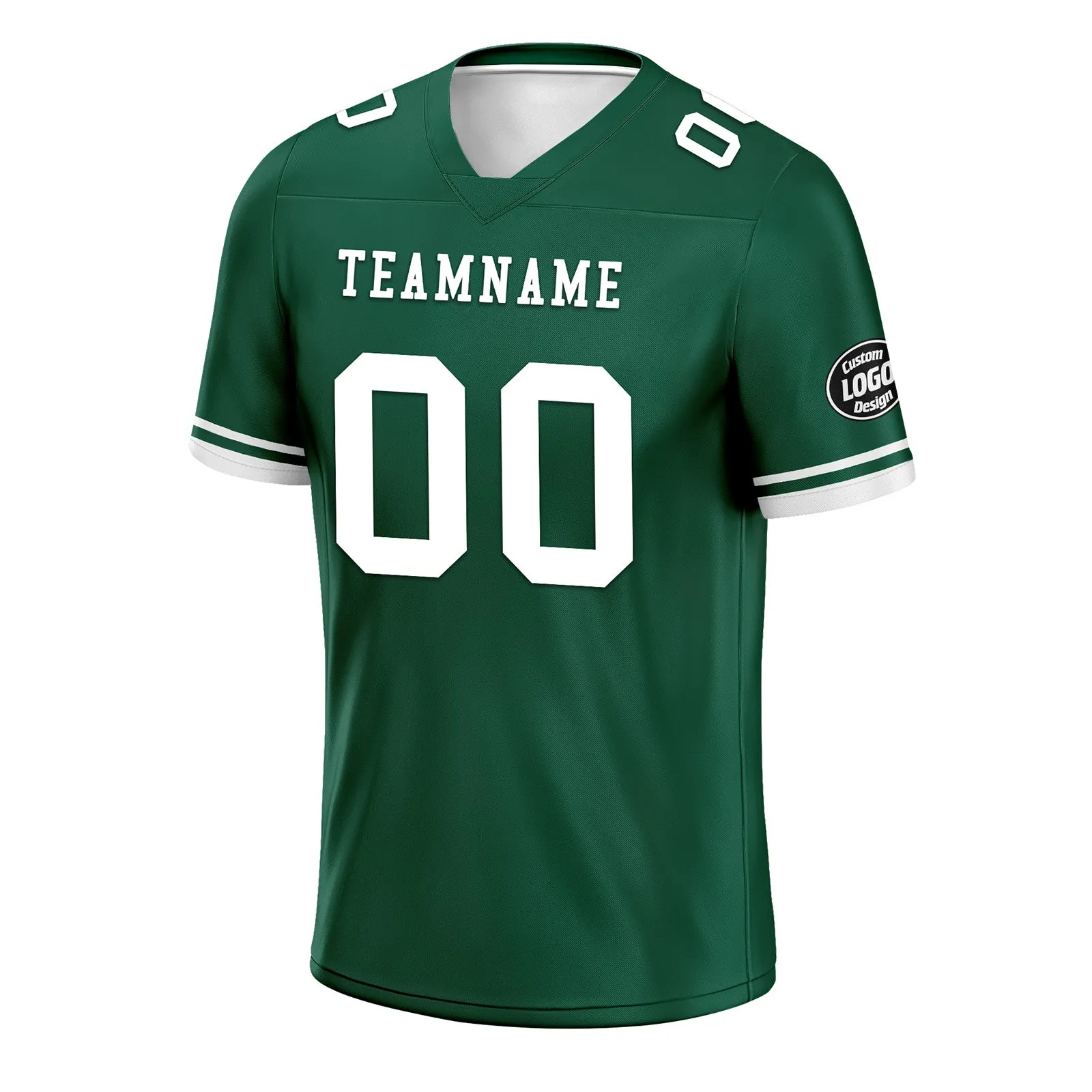 Custom Green New York Personalized Authentic Football Jersey FBJ02-D020263-28