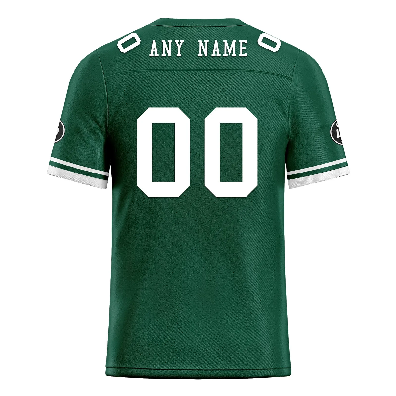 Custom Green New York Personalized Authentic Football Jersey FBJ02-D020263-28