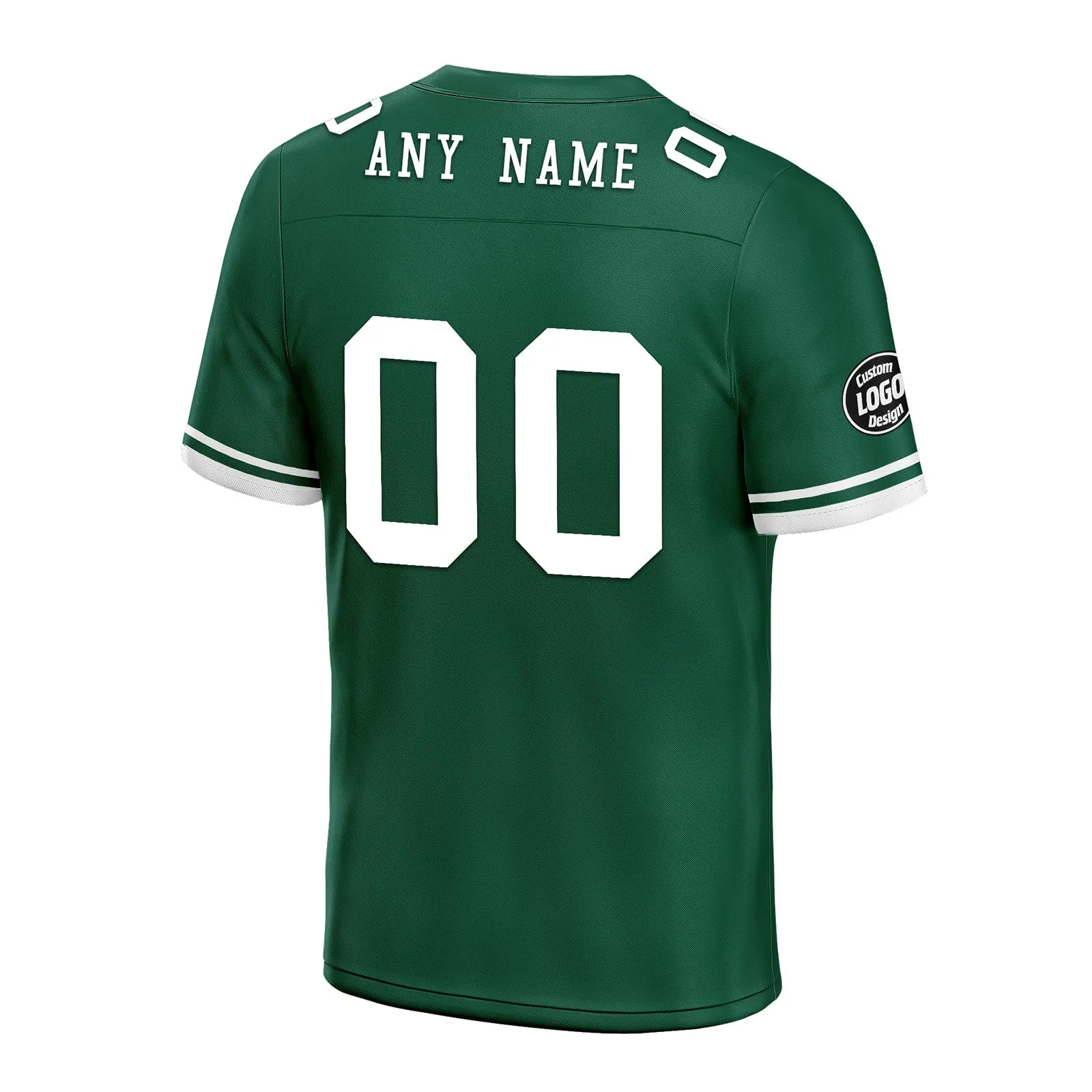 Custom Green New York Personalized Authentic Football Jersey FBJ02-D020263-28