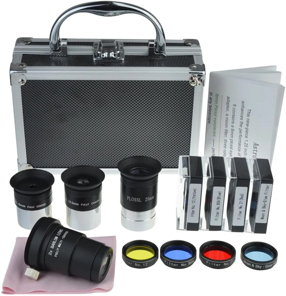 Deluxe Eyepiece and Filter Kit - 1.25"