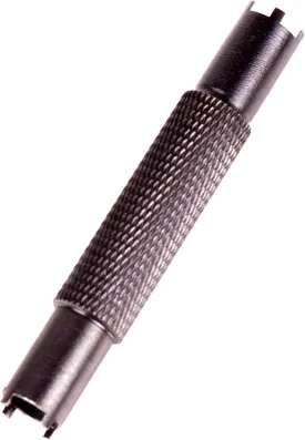 Front Sight Tool - Eliminates Bullet Method - Quickly Adjust A1/A2 (4 or 5 Prong) Front Sight Posts - Solid Metal Construction with Milled Aluminum Front Sight Adjustment Tool