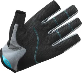 Gill Deckhand Sailing Gloves - Long Fingers with Exposed Finger and Thumb - 50  UV Sun Protection & Water Repellent