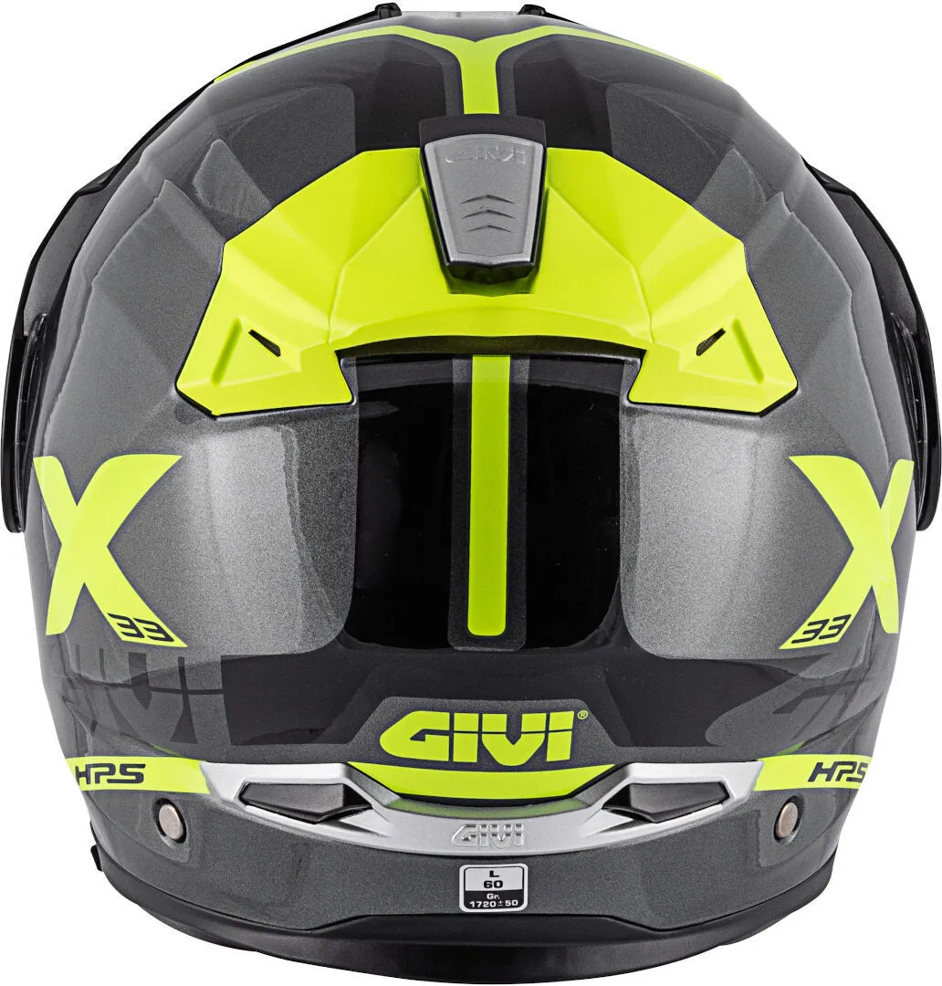 GIVI HX33 - Matt Black Yellow Flouro