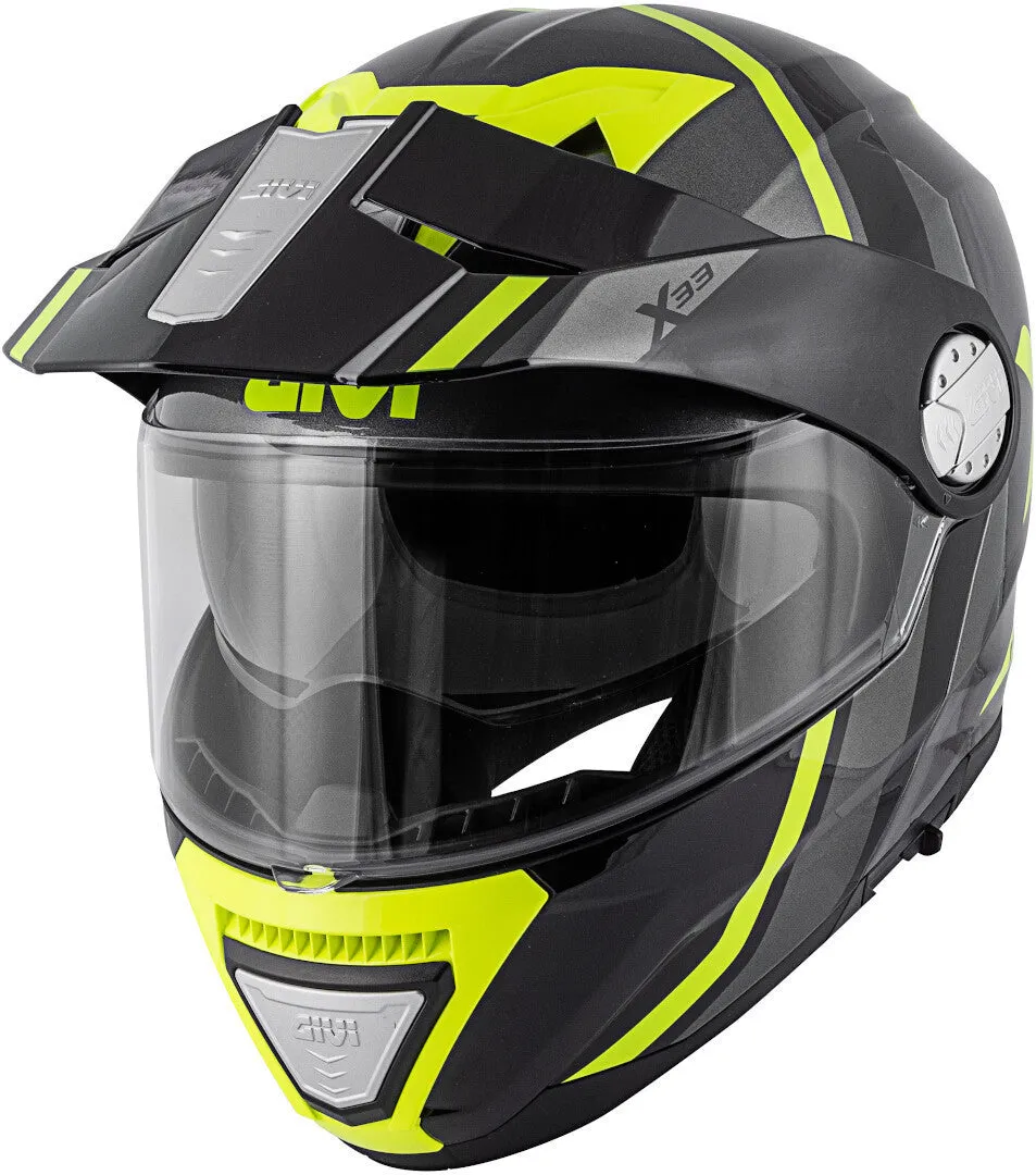 GIVI HX33 - Matt Black Yellow Flouro