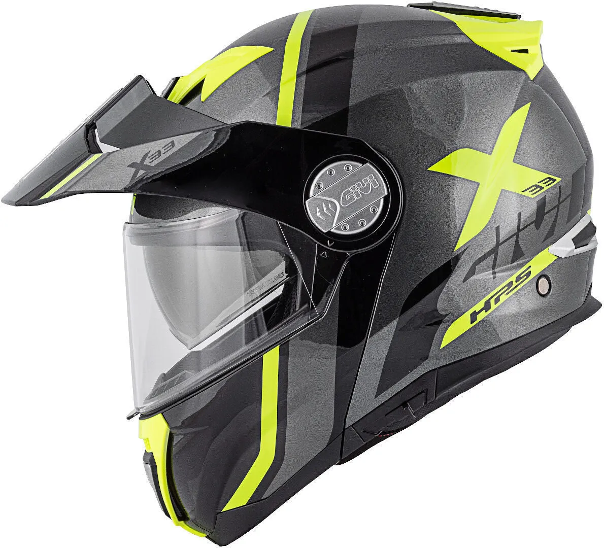 GIVI HX33 - Matt Black Yellow Flouro