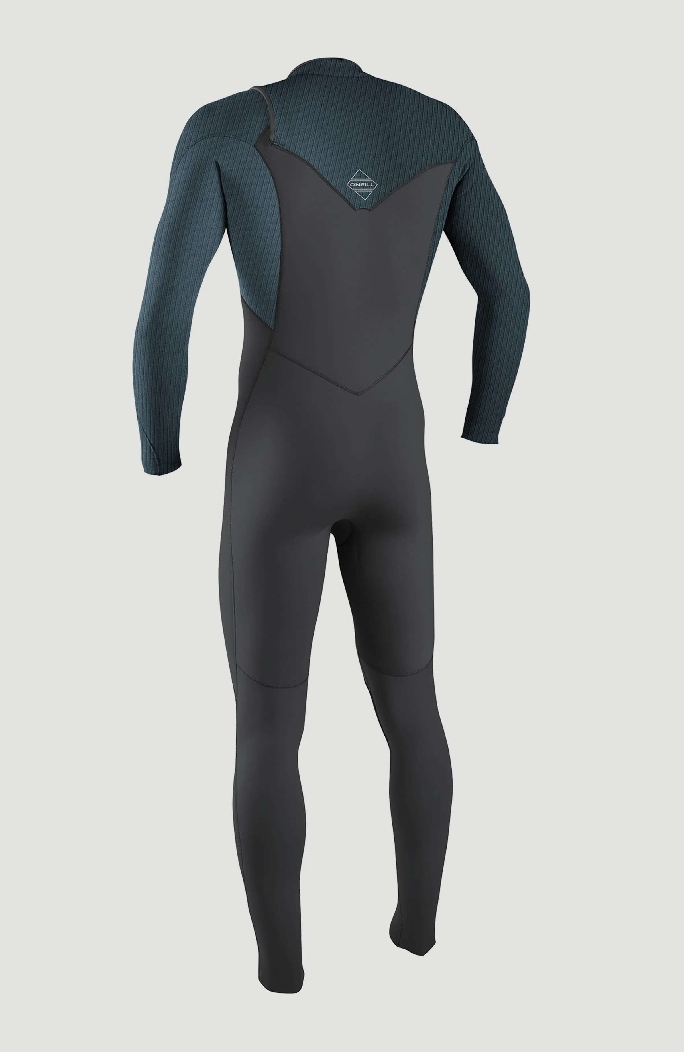 Hyperfreak 4/3mm  Chest Zip Full Wetsuit | GUN METAL/CADET BLUE