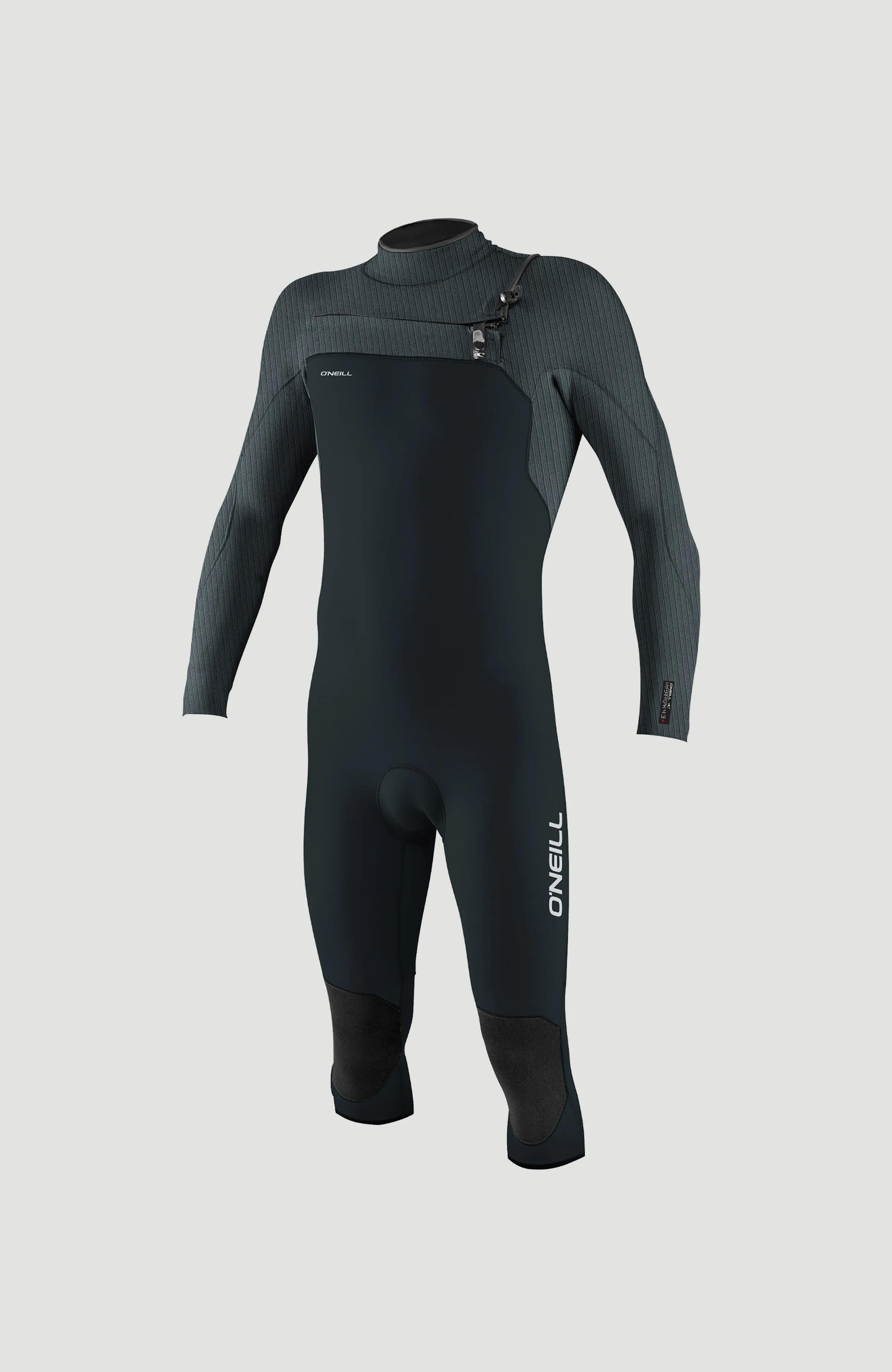 Hyperfreak 4/3mm Chest Zip Overknee Wetsuit | GUN METAL/CADET BLUE