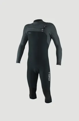 Hyperfreak 4/3mm Chest Zip Overknee Wetsuit | GUN METAL/CADET BLUE