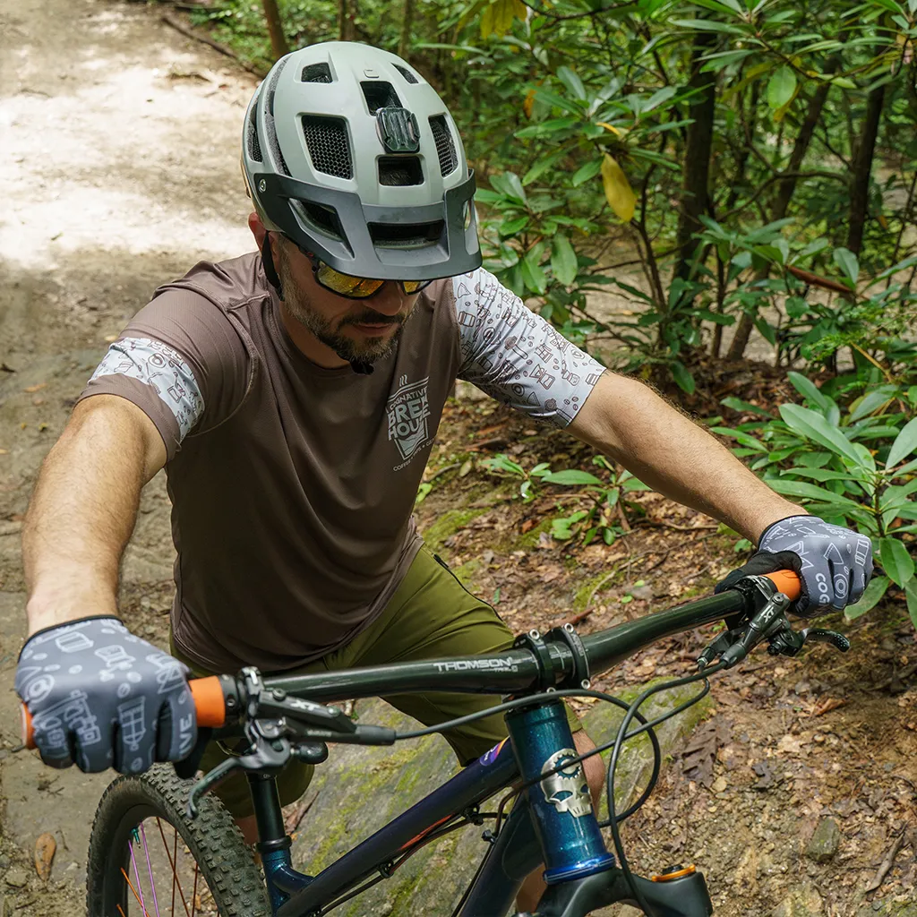 Men's Ion Pro Short Sleeve MTB Jersey (Coffee Lovers) *NEW UPDATED FIT*