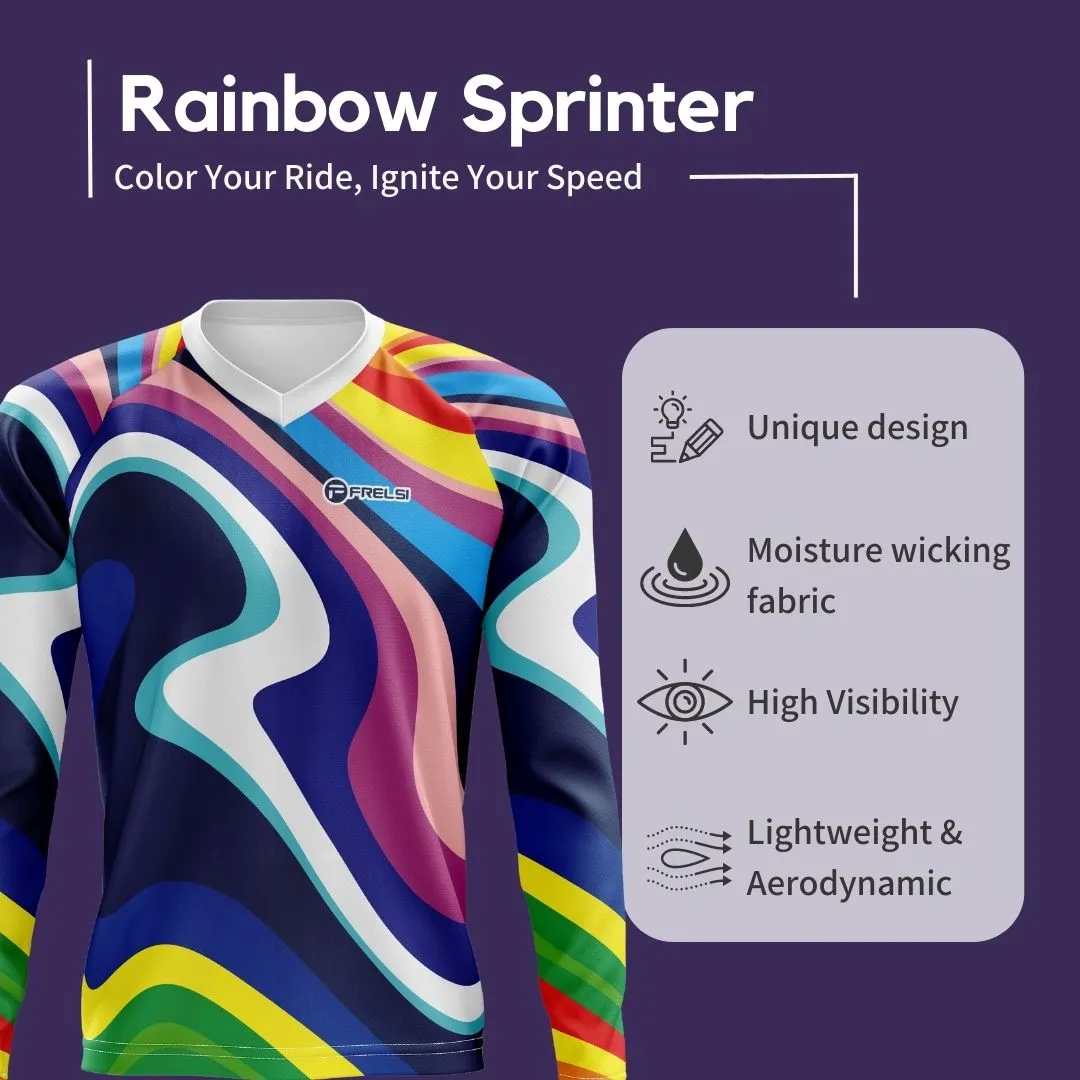 NEW! Rainbow Sprinter | MTB Cycling Jersey