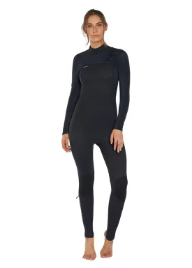 ONeill Womens Hyperfreak 4/3 mm Chest Zip Steamer Wetsuit