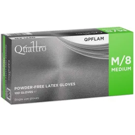Quattro Powder Free Latex Gloves