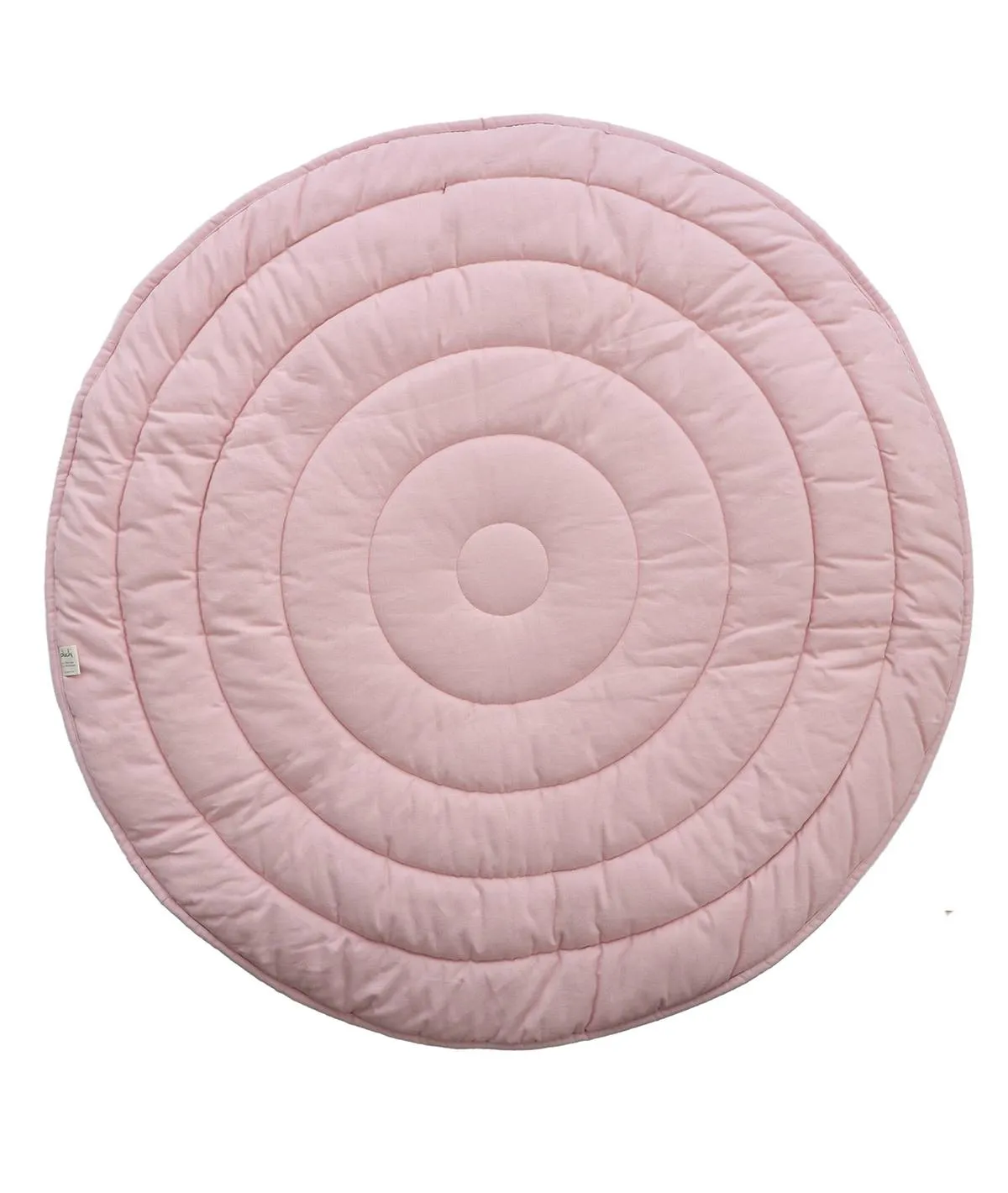 Rainbow - Bubblegum Pink Knitted Quilted Playmat for Babies