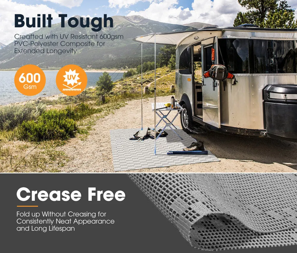 San Hima 6M x 2.5M Annex Matting Floor Mats Mesh Caravan Park Camping Picnic
