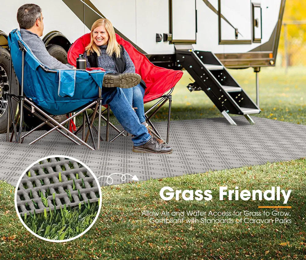 San Hima 6M x 2.5M Annex Matting Floor Mats Mesh Caravan Park Camping Picnic