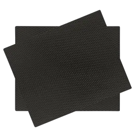 SM1720BLWRX2 2-Pack Black Matte Nonslip Counter Mat 17 x 20-Inches