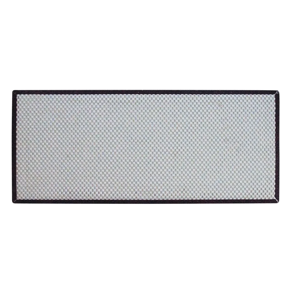 SM820BLWR Black Matte Nonslip Counter Mat 8.5 x 20-Inches