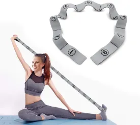 Stretch Strap, Elastic Yoga Stretching Strap, Multi-Loop for Physical Therapy, Pilates, Yoga, Dance & Gymnastics Exercise and Flexible Pilates Stretch Band