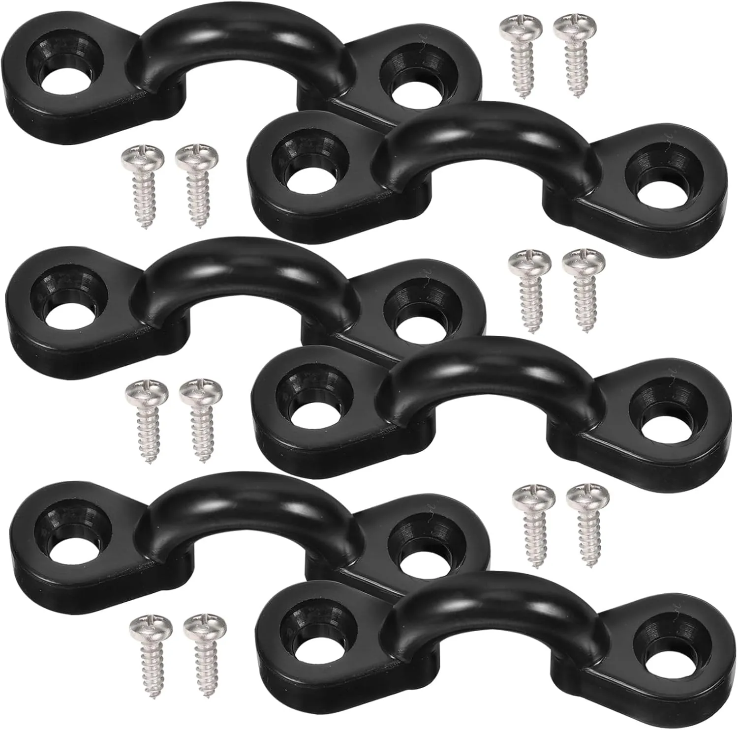 Toyvian Environmental Protection Canoe Belt Buckle for Kayaking Metal Canoe Fixing Buckle Black Part