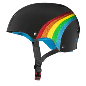 Triple 8 Sweatsaver Rainbow Sparkle Black
