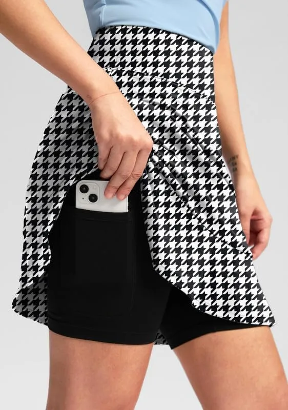 Viodia 20" Knee Length Skorts Skirts for Women with Pockets High Waisted Athletic Tennis Golf Skort for Casual Summer